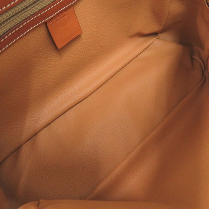 Celine Handbag Pvc, Leather Brown Macadam
