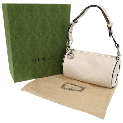 Gucci Shoulder Bag 760170 Leather White Blondy