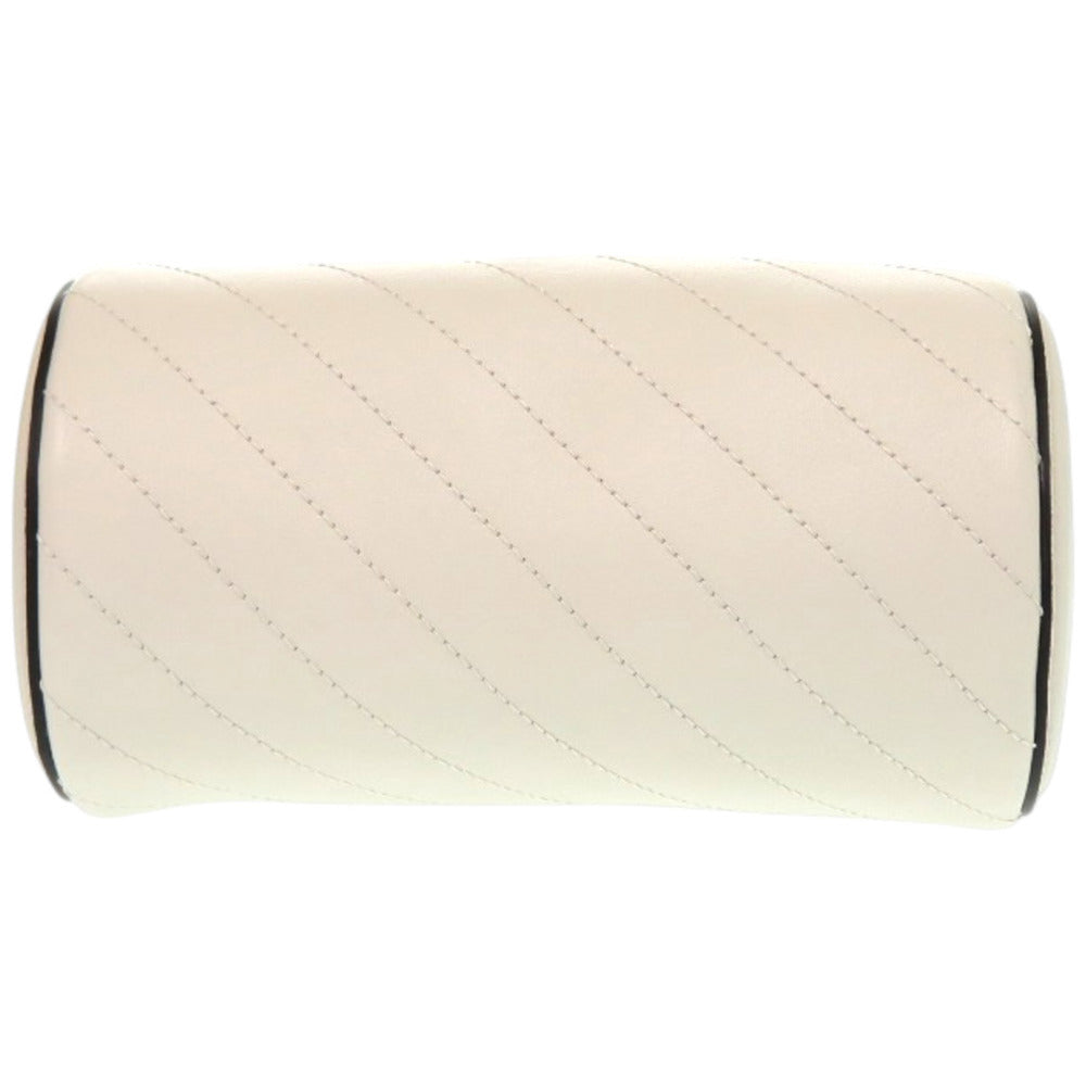 Gucci Shoulder Bag 760170 Leather White Blondy
