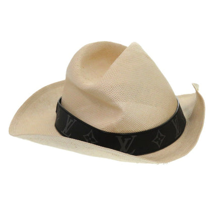 Louis Vuitton Other Hats M75881 Paper, Calfskin Beige Chapeau Summer Time
