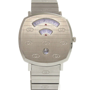Gucci Watches Quartz 157.4 Stainless Steel Silver Grip White Dial