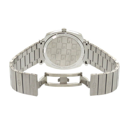 Gucci Watches Quartz 157.4 Stainless Steel Silver Grip White Dial