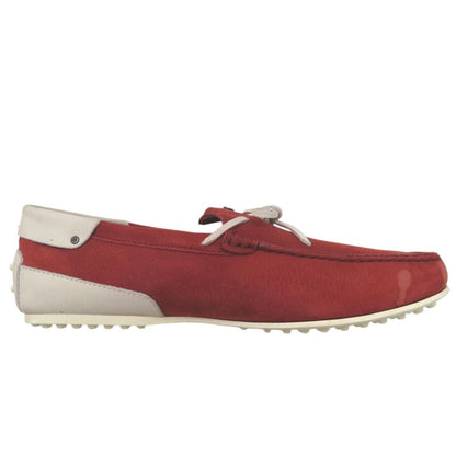 Tods Leather Shoes Xxm04E0Ee50Puy S800 Suede Red Gommini 9