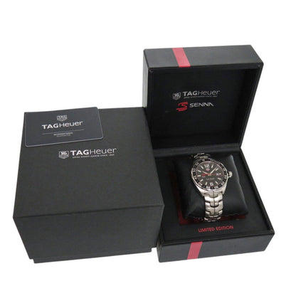 Tag Heuer Watches Quartz Waz1012 Stainless Steel Black Formula 1 Ayrton Senna Edition Black Dial
