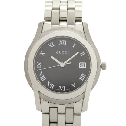 Gucci Watches Quartz 5500M Stainless Steel Black G Class Date Black Dial