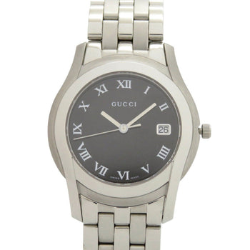 Gucci Watches Quartz 5500M Stainless Steel Black G Class Date Black Dial