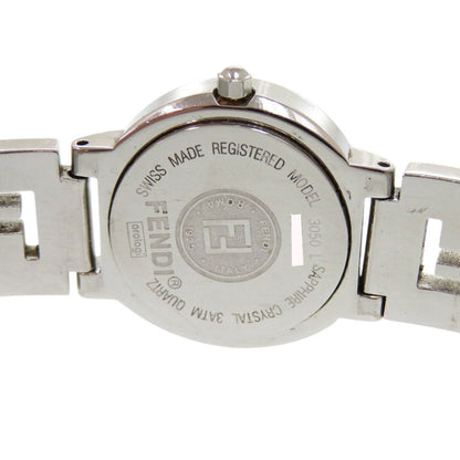 Fendi Watches Quartz 3050L Stainless Steel Black Black Dial