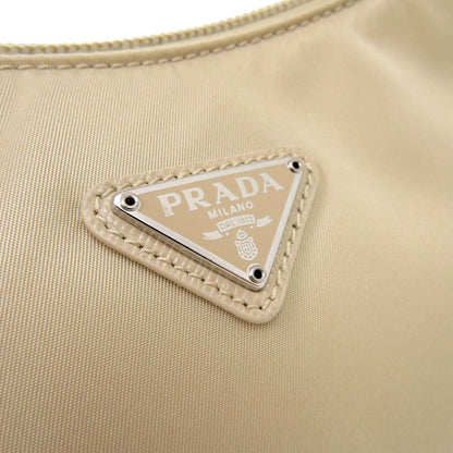 Prada Handbag 1Ne515 Nylon Beige Re-Edition 2000 Re-Nylon Mini Bag