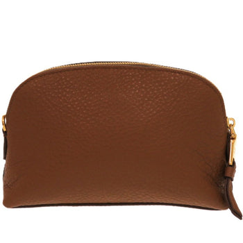 Prada Pouch Leather Brown