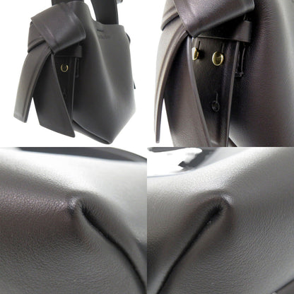 Acne Studios Shoulder Bag Leather Black Musubi