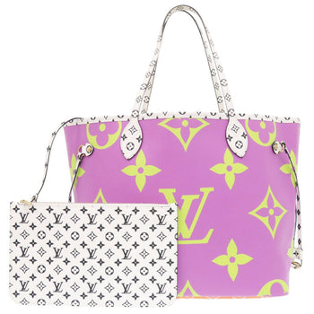 Louis Vuitton Tote Bag M44588 Monogram Canvas Pink Monogram Neverfull Mm
