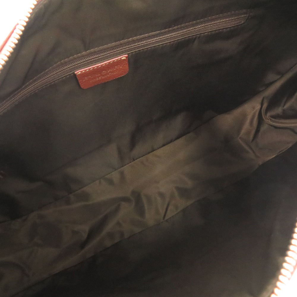 Bvlgari Shoulder Bag Leather Brown
