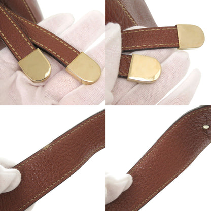 Bvlgari Shoulder Bag Leather Brown