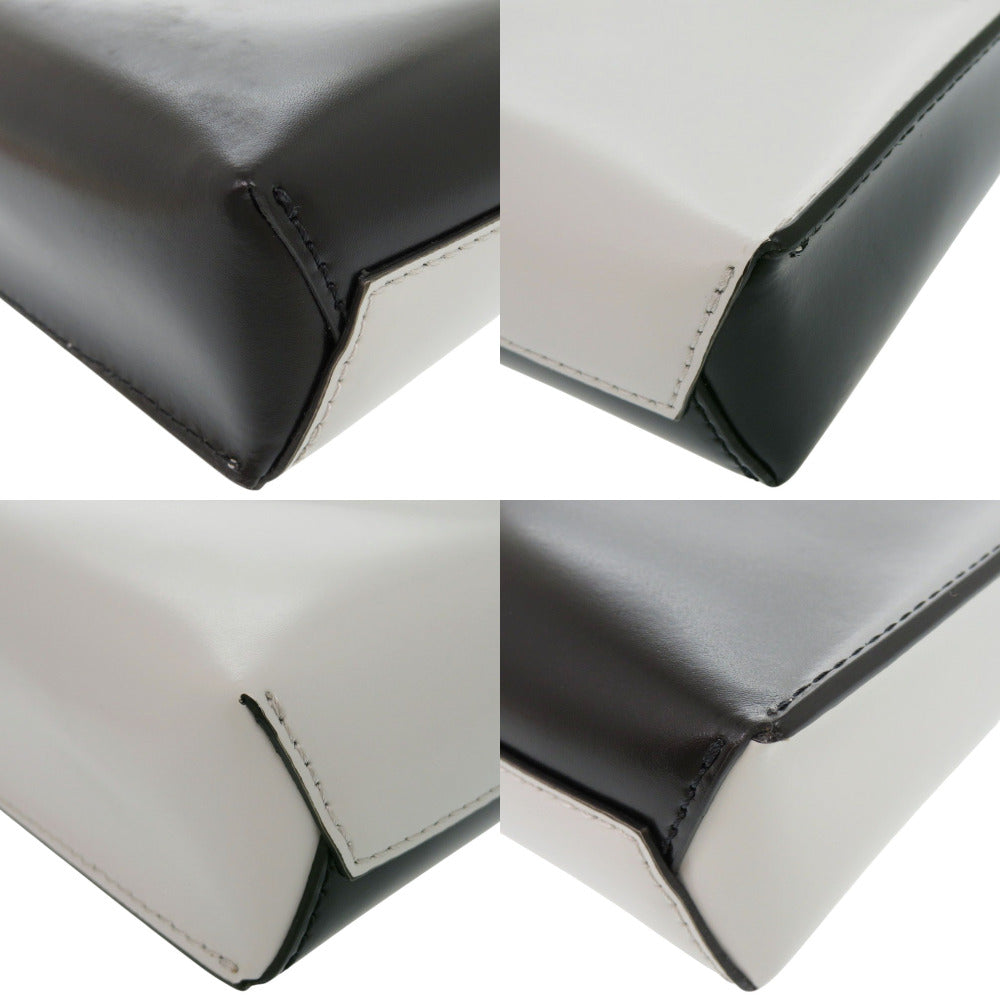 Marni Handbag Leather Gray Museo
