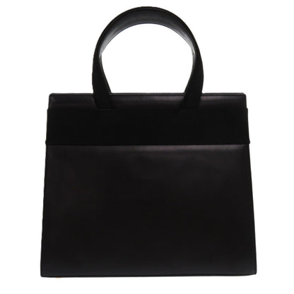 Salvatore Ferragamo Handbag Ba214178 Leather Black Vara Ribbon