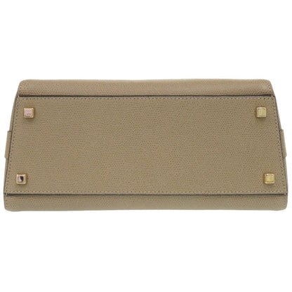 Valextra Handbag Leather Brown Triennale Small