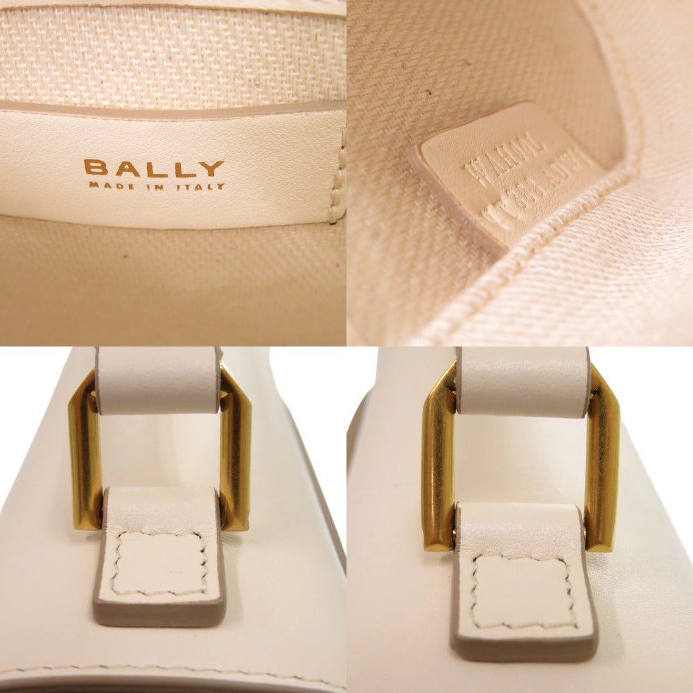 Bally Handbag Cowhide White