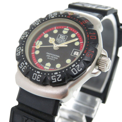 Tag Heuer Watches Quartz 374.508 Stainless Steel, Rubber Black Formula 1 Black Dial