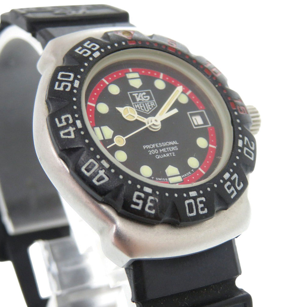 Tag Heuer Watches Quartz 374.508 Stainless Steel, Rubber Black Formula 1 Black Dial