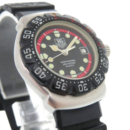 Tag Heuer Watches Quartz 374.508 Stainless Steel, Rubber Black Formula 1 Black Dial