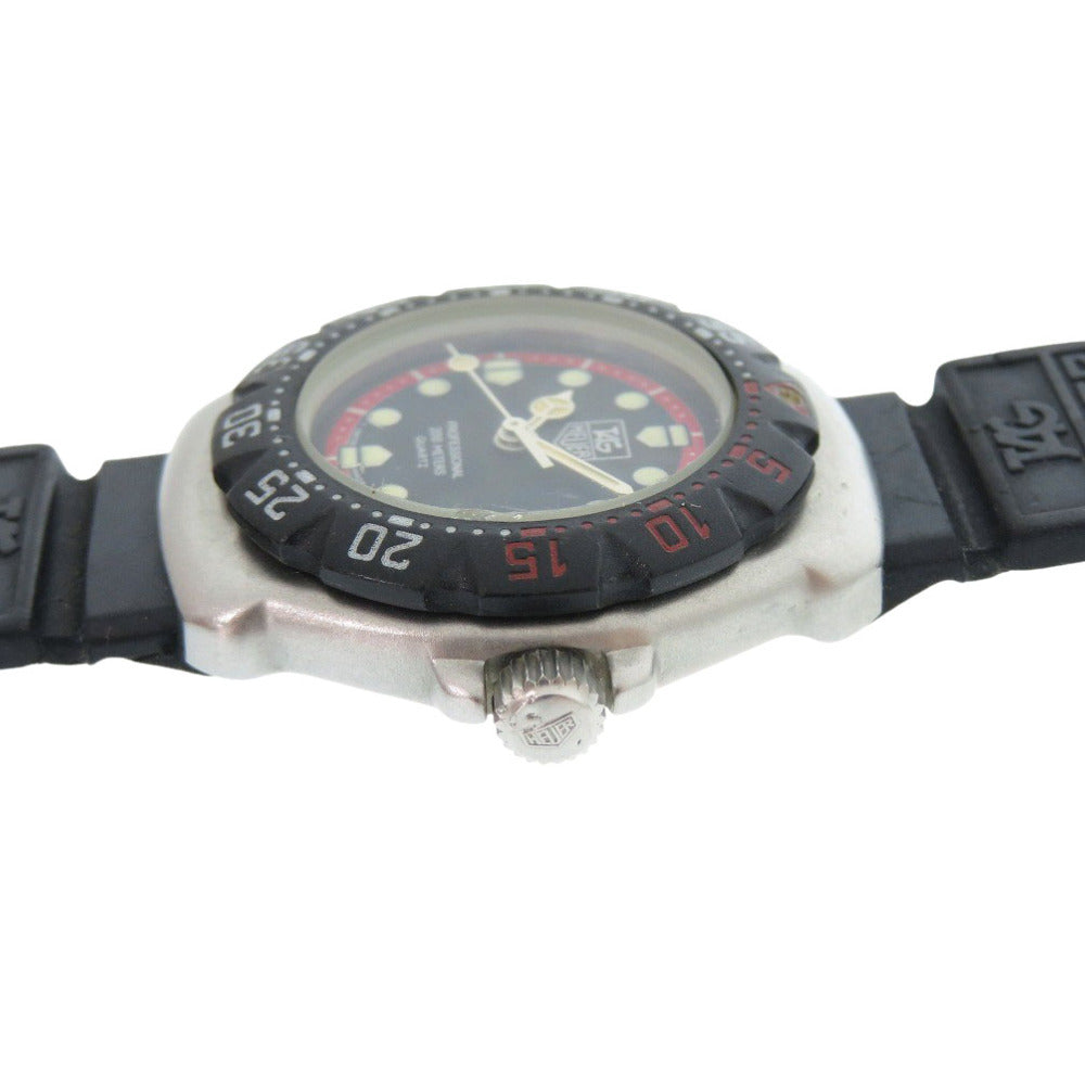Tag Heuer Watches Quartz 374.508 Stainless Steel, Rubber Black Formula 1 Black Dial