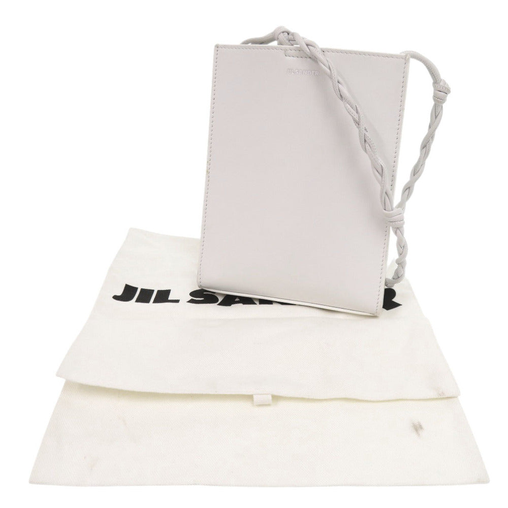 Jil Sander Shoulder Bag Jspq850173 Leather White Tangle Sm Tangle Small