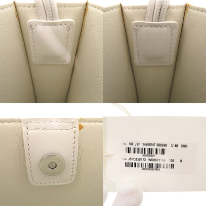 Jil Sander Shoulder Bag Jspq850173 Leather White Tangle Sm Tangle Small