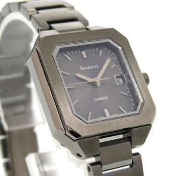 Casio Watches Solar Powered Shs-4528Bj-8Ajf Stainless Steel Gray Sheen Solar Powered Sapphire Model