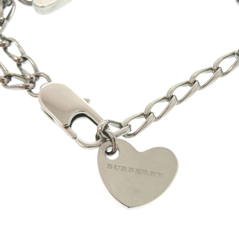 Burberry Watches Quartz Stainless Steel Silver Heart Bracelet Silver Dial