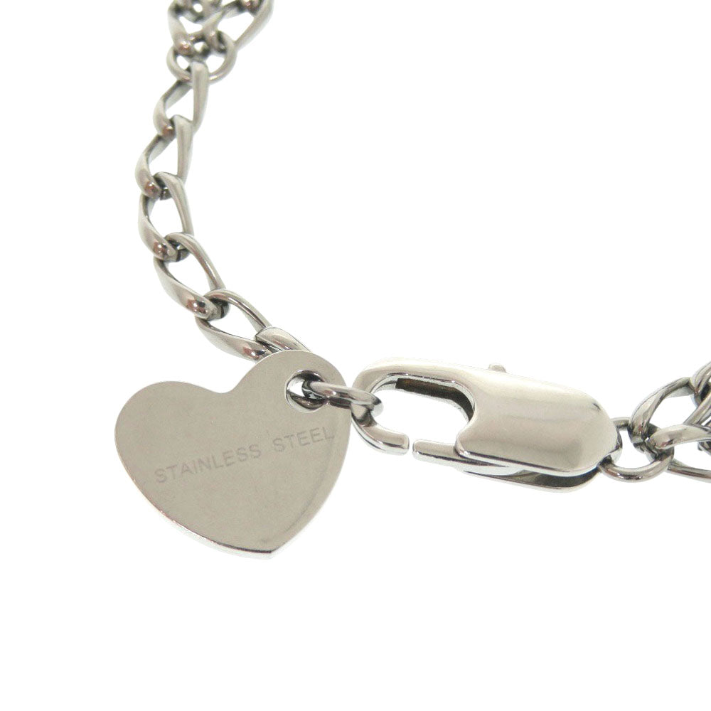 Burberry Watches Quartz Stainless Steel Silver Heart Bracelet Silver Dial