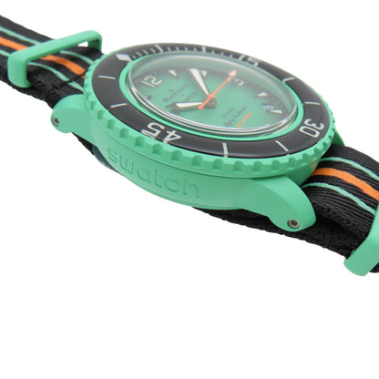 Blancpain Watches Mechanical Automatic So35I100 Ceramic Mint Green X Swatch Scuba Fifty Fathoms