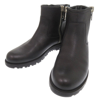 Gucci Boots 388050 Leather Black Micro Gg 37 1/2