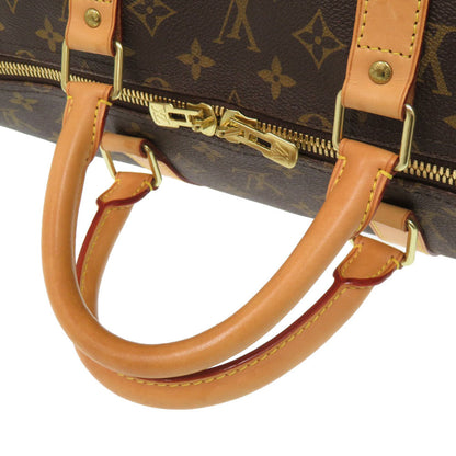 Louis Vuitton Boston Duffel Bag M41414 Monogram Canvas Brown Monogram Keepall Bandouliere55