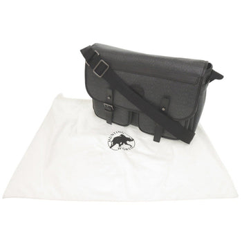 Hunting World Shoulder Bag Leather Black Mens