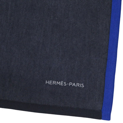 Hermes Stall Cashmere, Silk Navy