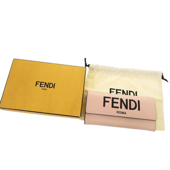 Fendi Long Wallet Purse 8M0251 Leather Pink Fendi Roma Continental Wallet Women