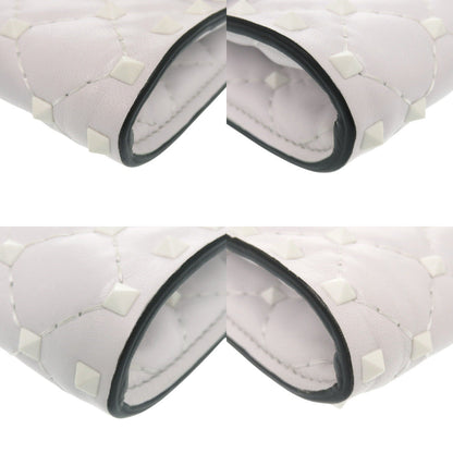 Valentino Garavani Shoulder Bag Pw2B0137Rvh Leather White Rock Studs Women