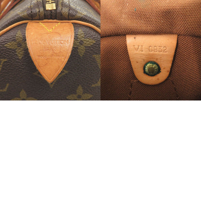 Louis Vuitton Handbag M41528 Monogram Canvas Brown Monogram Speedy 25 Women