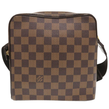 Louis Vuitton Shoulder Bag N41442 Damier Canvas Brown Damier Olaf Pm Women