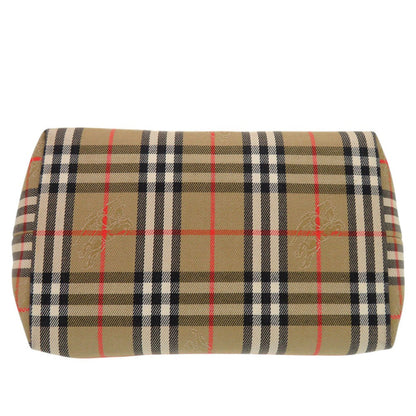 Burberry Tote Bag Canvas Multicolor Mini Handbag Mini Tote Shadow Horse Shadow Nova Check Women
