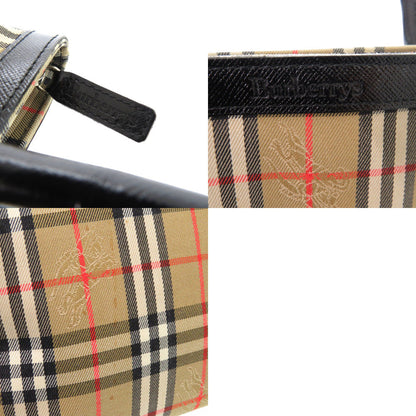 Burberry Tote Bag Canvas Multicolor Mini Handbag Mini Tote Shadow Horse Shadow Nova Check Women