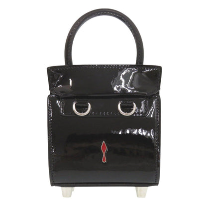 Christian Louboutin Shoulder Bag 1215050 Patent Leather Black 2Way Paloma Nano Women