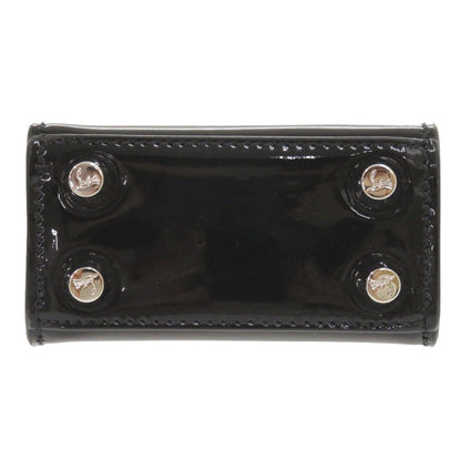 Christian Louboutin Shoulder Bag 1215050 Patent Leather Black 2Way Paloma Nano Women