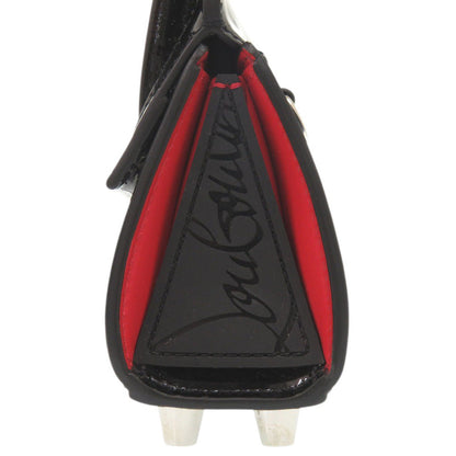 Christian Louboutin Shoulder Bag 1215050 Patent Leather Black 2Way Paloma Nano Women