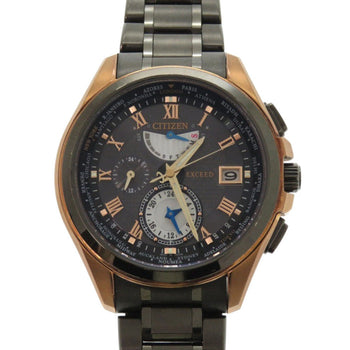 Citizen Watches Solar Powered Radio Watch H820-T021387 Titanium Gray Electric Wave Solar Powered