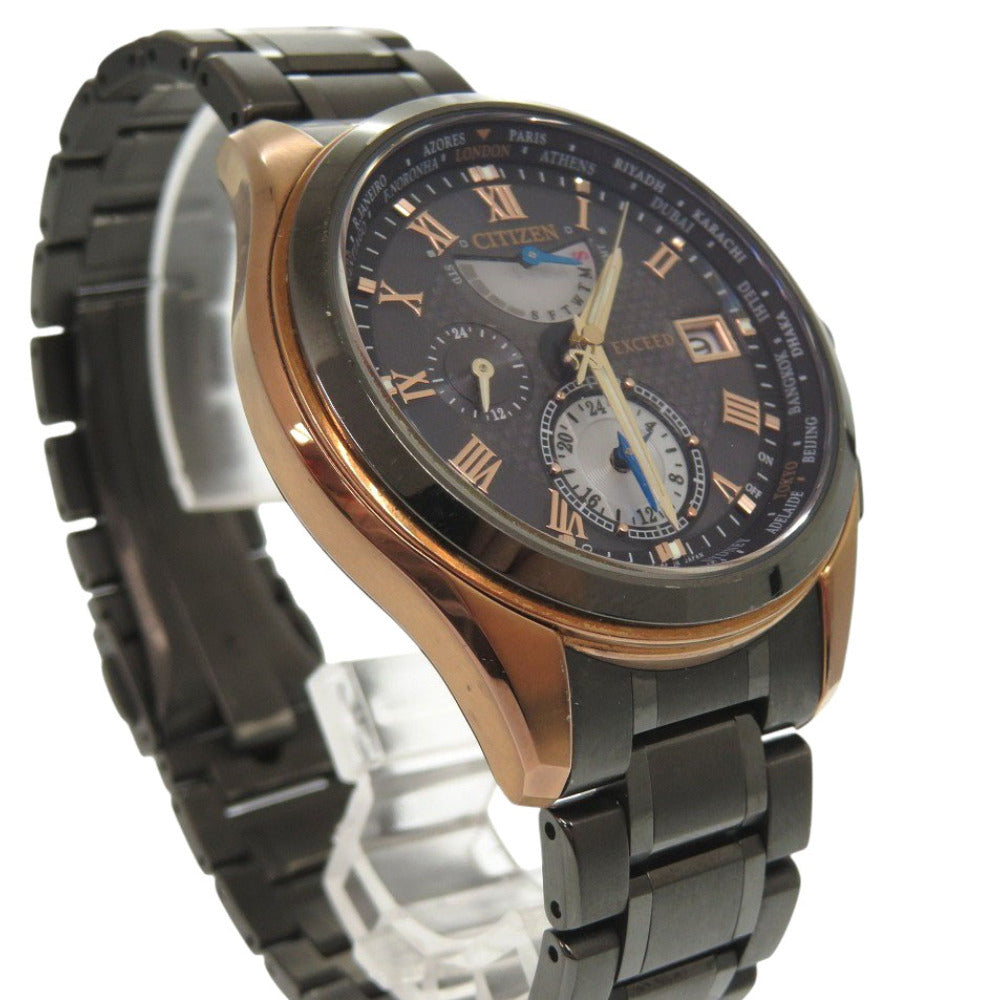 Citizen Watches Solar Powered Radio Watch H820-T021387 Titanium Gray Electric Wave Solar Powered