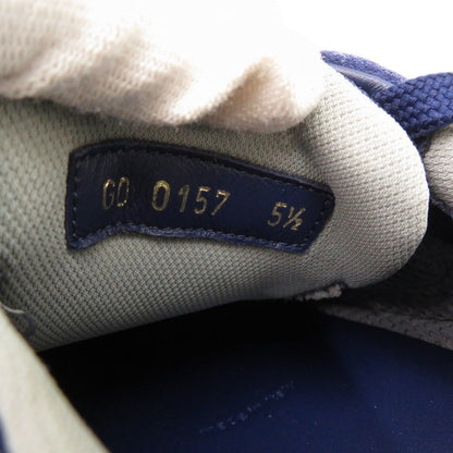 Louis Vuitton Sneakers Suede Blue Runaway Line Damier Infinie Mens 5 1/2