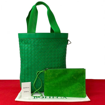 Bottegaveneta Tote Bag Leather Green The Alcotote