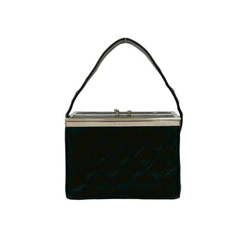 Chanel Handbag Lambskin Black Matrasse
