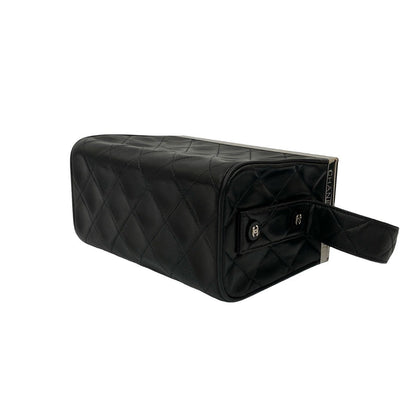 Chanel Handbag Lambskin Black Matrasse